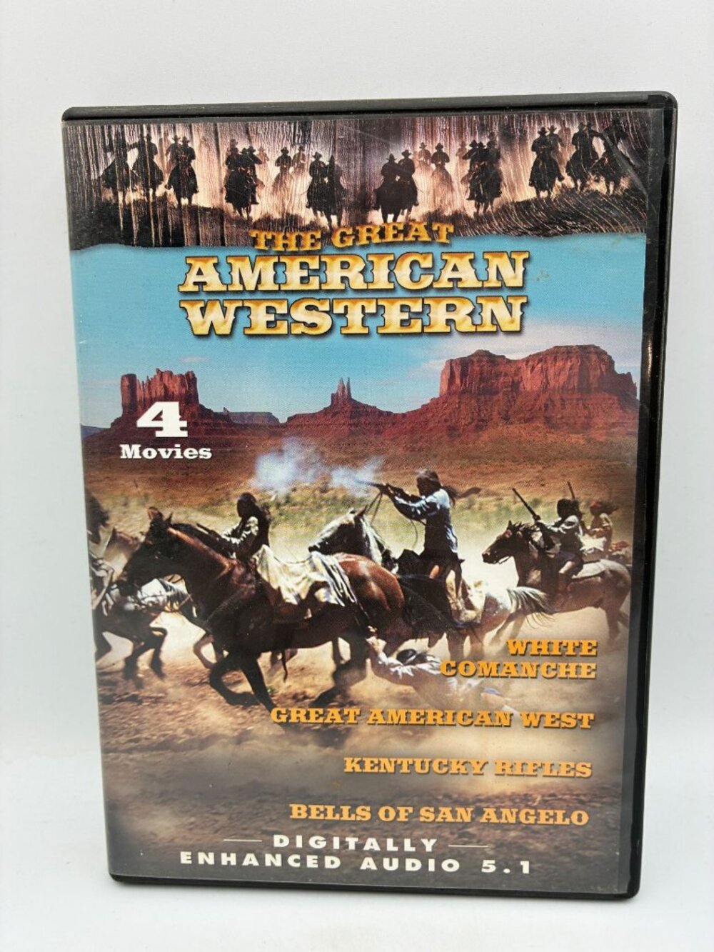 The Great American Western 4 Movies DVD Volume 20 White Comanche Kentucky Rifles